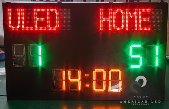 Americanled Football Scoreboard 2000Mmx1200mm