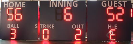 Americanled Baseball Scoreboard 4876Mmx1522mm.Png