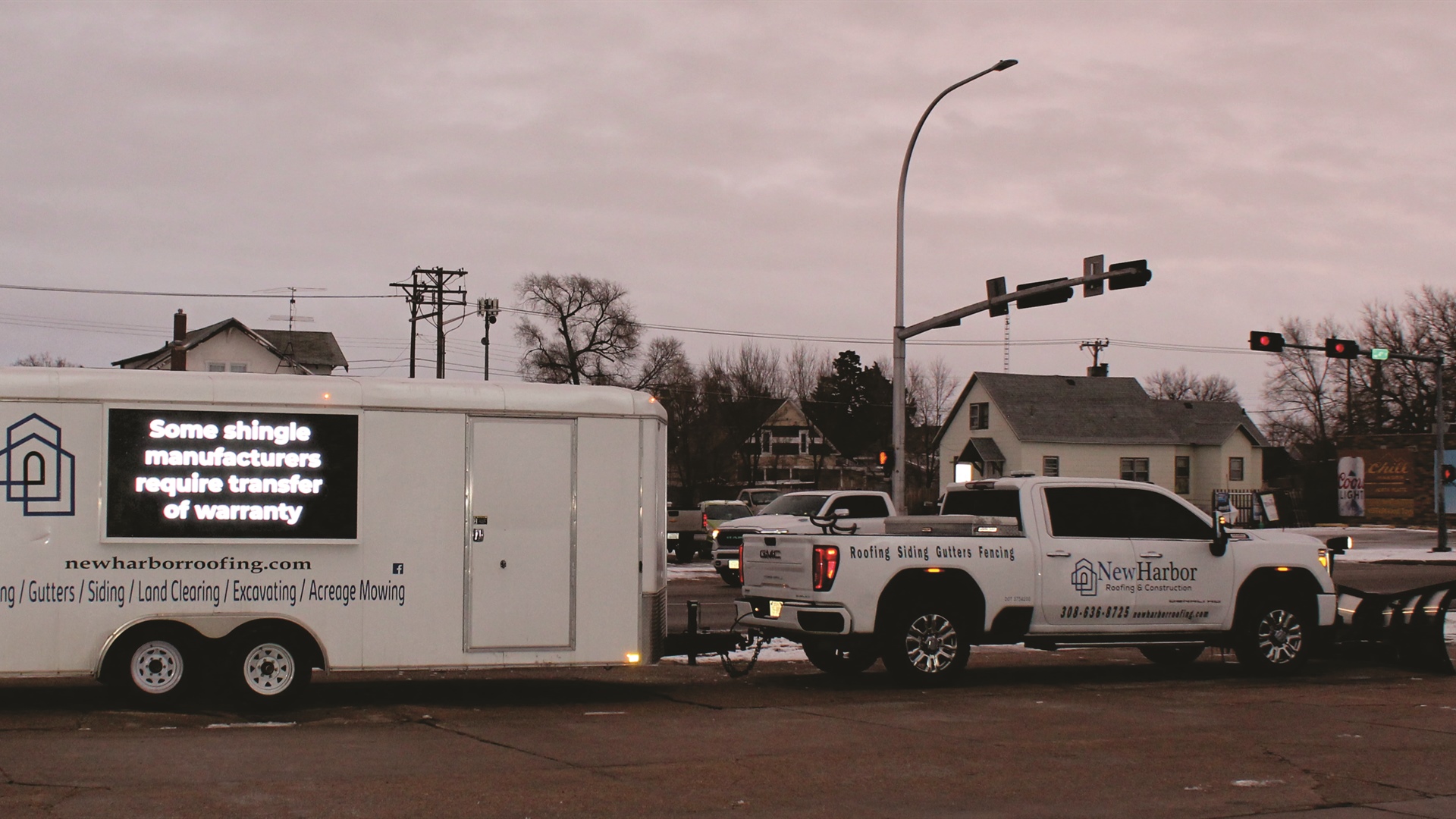 Fine pitch LED Signs for trailer advertising